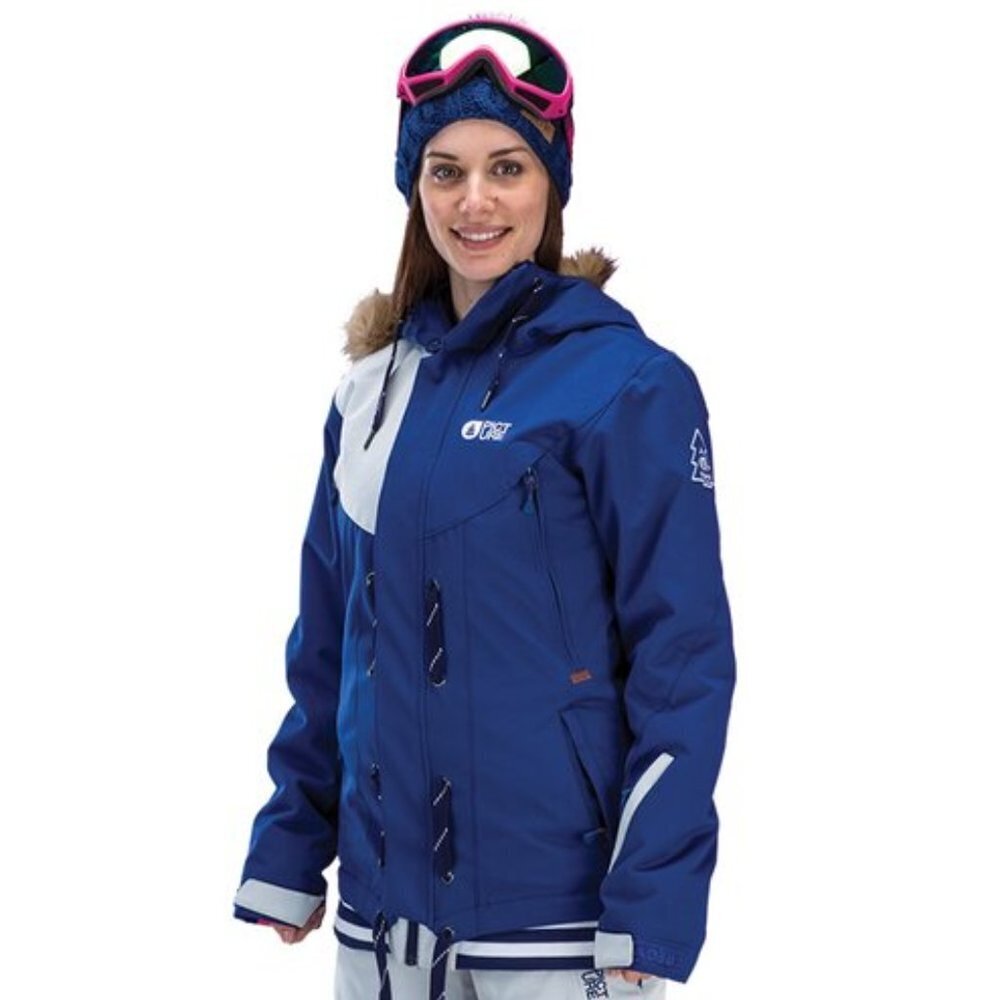 PICTURE Cooler 2 Friends Line Snowboard Ski Jacket Blue Woman's Size Large